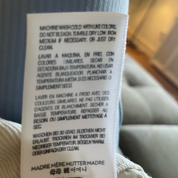 MOTHER corduroy looker cream skinny pant 27 Someone Else’s Fairytale Cord Jean - Picture 9 of 9